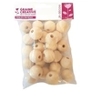 Image de Perle en bois Ø 40 mm boule percée Ø 8 mm 10 pièces - graine créative