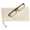 Image de Etui à lunettes beige en coton à décorer - 10 x 20 cm