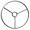Image de Armature abat-jour cercle avec bague Ø 25 cm - Graine créative