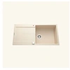Image de Evier granit beige TAM TAM 1 grand bac 1 égouttoir