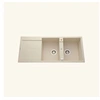 Image de Evier granit beige TAM TAM 2 bacs 1 égouttoir