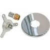Image de Applique d'arrosage chromée avec raccord PER à sertir 16mm x 1/2" Pronorm