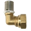 Image de coude femelle per a sertir oe 16 - ecrou tournant - oe taraudage 3/4