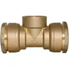Image de Raccord en T adaptateur à compression en laiton Pronorm 32mm x F 1" x 32mm