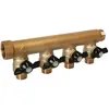 Image de Collecteur sanitaire à 4 ports, adaptateur à compression en laiton Fixoconnect 20/27 - 3/4 x 15/21 - 1/2"