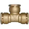 Image de Té égal laiton SUMO 50mm pour tube PE Pronorm