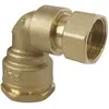 Image de Coude à écrou prisonnier en laiton SUMO à visser pour tube PE 20mm x 20/27 - 3/4" Pronorm