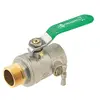 Image de Vanne à sphère NF à purge manette plate MF 15/21 - 1/2" Pronorm