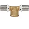 Image de Raccord adaptateur en T à pression en laiton Fixoconnect 16mm