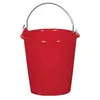 Image de Aluminium et plastique seau 12l/26cm*rouge *rivaton*s12