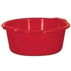 Image de Aluminium et plastique bassine 11l 38x16 rond*rouge *rivaton