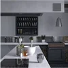 Image de Plaque design pour la grille fixe ColorLINE D80 ou D125 mm Gris