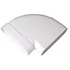 Image de Coude 90° Aldes 204 x 60mm plat vers 125mm rond 250mm