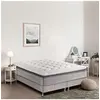 Image de Ensemble EXTENSION - Matelas ressorts ensachés + Sommier tapissier surmatelas mémoire de forme 2x80x200