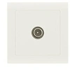 Image de Prise tv saillie, complet Besto, blanc