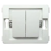 Image de - Double va et vient bornes auto composable - blanc - Venus