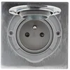 Image de Zenitech - Prise de Sol 16A 2P+T - Aluminium Brossé - IP55, Clapet Aimanté, Câblage Rapide, Fixation Vis, Boîte encastrement, Joints Étanchéité - Terrasse/Bureau en occasion ou reconditionné