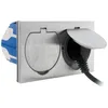 Image de Zenitech - Prise de Sol 16A 2P+T Finition alu brossé - IP55 Double en occasion ou reconditionné