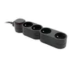 Image de - Bloc Home 4 prises 16A 2P+T câble 1,5m - Noir