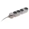 Image de - Bloc Home 4 prises 16A 2P+T câble 1,5m - Argent