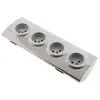 Image de - Bloc 4 prises 16A 2P+T à câbler - Gris