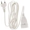 Image de - Rallonge domestique 3m - 1380W 6A - blanc