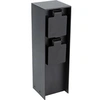 Image de - Borne de jardin à fixer 2x16A IP44 - Aluminium Noir