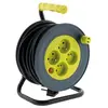 Image de - Enrouleur ménager 4x2P+T - 15m 3G1mm² - Jaune