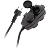 Image de Boîtier de dérivation 4 prises IP44 5m - Noir -