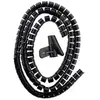 Image de Zenitech - Gaine range câble Ø20mm 1,5m - Noir