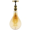 Image de Zenitech - Ampoule LED géante E27 5W - Blanc chaud - 350lm 2500K - Kit de suspension inclus