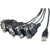 Image de Convertisseur usb - serie rs232 prolific - 4 ports db9