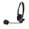 Image de Casque-micro stéréo jack 3.5 mm noir