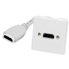 Image de exertis Connect - Câble HDMI - HDMI femelle pour HDMI femelle - 10 cm