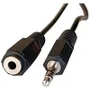 Image de Rallonge stéréo Jack 3.5 mm noire - 5 m