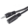 Image de Rallonge stéréo Jack 3.5 mm noire - 15 m