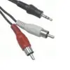 Image de Câble Audio Jack 3.5 vers 2xRCA mâle/mâle - 10m