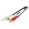 Image de exertis Connect - Câble audio - mini-phone stereo 3.5 mm mâle pour RCA x 2 mâle - 5 m