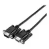 Image de exertis Connect - Rallonge de câble VGA - HD-15 (VGA) (M) pour HD-15 (VGA) (F) - 1.8 m - vis moletées - noir