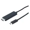 Image de exertis Connect - Câble adaptateur - 24 pin USB-C mâle pour HDMI mâle - 1.8 m - noir - support pour 4K60Hz (3840 x 2160)