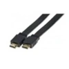 Image de exertis Connect - Câble HDMI - HDMI mâle pour HDMI mâle - 1.5 m - noir - plat, support 4K