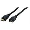 Image de exertis Connect - High speed - câble d'extension HDMI avec Ethernet - HDMI mâle pour HDMI femelle - 5 m - noir