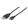 Image de Cordon eco USB 2.0 A / MICRO B noir - 0,5 m