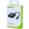 Image de Convertisseur USB C mâle vers VGA mâle (D-sub DE-15) 15cm (Noir)