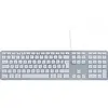 Image de DACOMEX - Clavier - USB - AZERTY - Français - argent