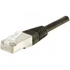 Image de Cordon RJ45 CAT 6 F/UTP noir - 0,5 m#
