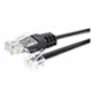 Image de generic - Câble de téléphone - RJ-45 (M) pour RJ-11 (M) - 10 m - plat - noir