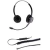 Image de Casque PC Perle 292013 (T-27) Filaire Micro Flex Antibruit Noir