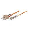 Image de exertis Connect - Cordon de raccordement - LC multi-mode (M) pour SC multi-mode (M) - 15 m - fibre optique - duplex - 50 / 125 microns - OM2 - orange