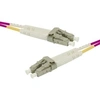 Image de Cordon duplex om4 50 125 rose lszh lc lc - 20m